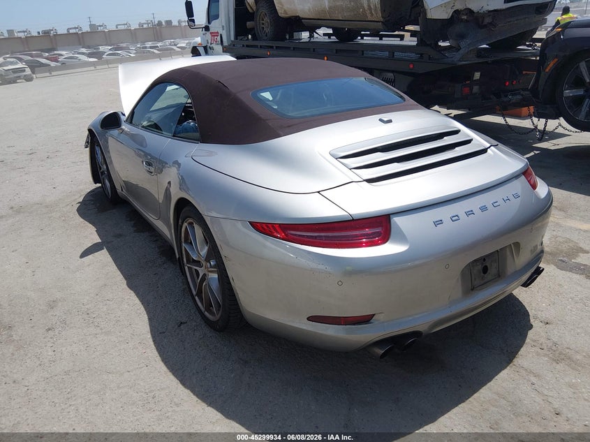 2013 Porsche 911 VIN WP0CB2A90DS154282 IAAI salvage auction — FRONT END, Salvage Title, sold $30,200 on 2026-07-13 (photo 3)