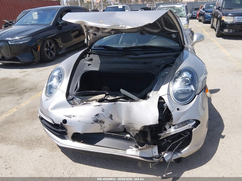2013 Porsche 911 VIN WP0CB2A90DS154282 IAAI salvage auction — FRONT END, Salvage Title, sold $30,200 on 2026-07-13 (photo 6)