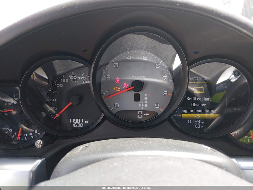 2013 Porsche 911 VIN WP0CB2A90DS154282 IAAI salvage auction — FRONT END, Salvage Title, sold $30,200 on 2026-07-13 (photo 7)