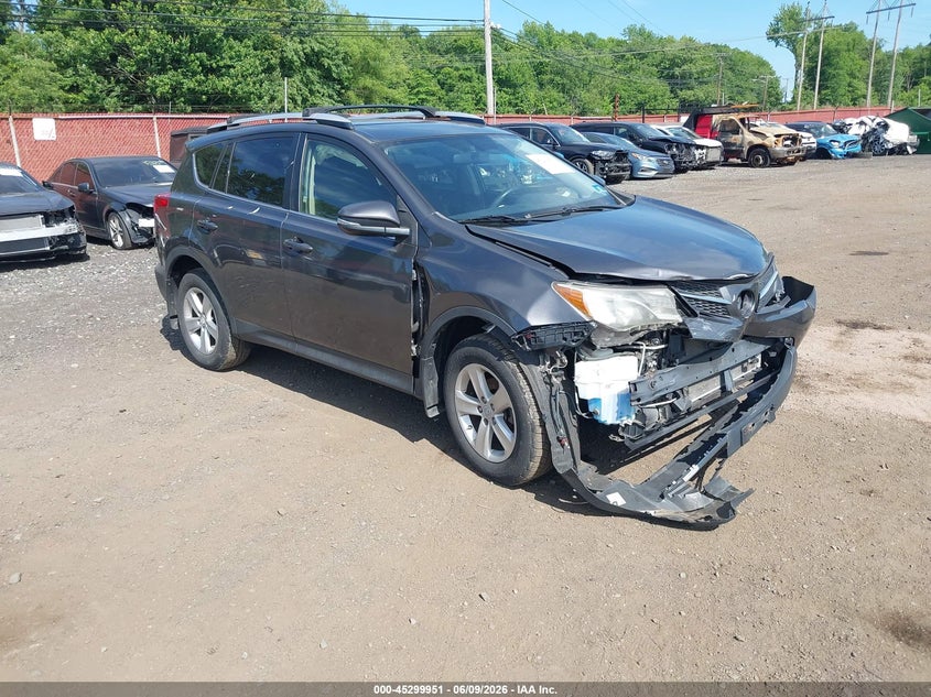 2014 Toyota Rav 4 VIN JTMRFREV4EJ012443 IAAI salvage auction — FRONT END, Salvage Title, sold $3,000 on 2026-07-15 (photo 1)