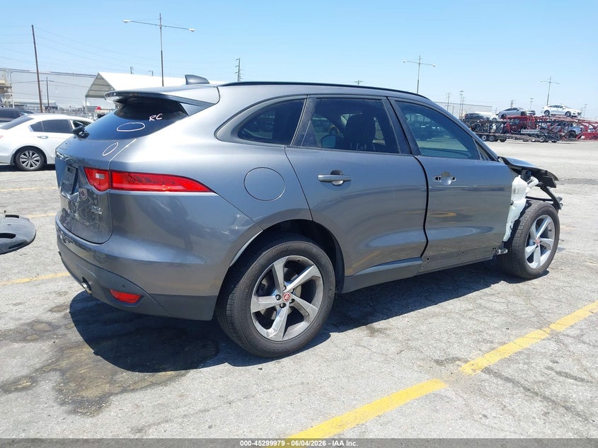 2018 Jaguar F-pace VIN SADCJ2FX2JA250625 IAAI salvage auction — FRONT END, Salvage Title, sold $3,150 on 2026-07-13 (photo 4)