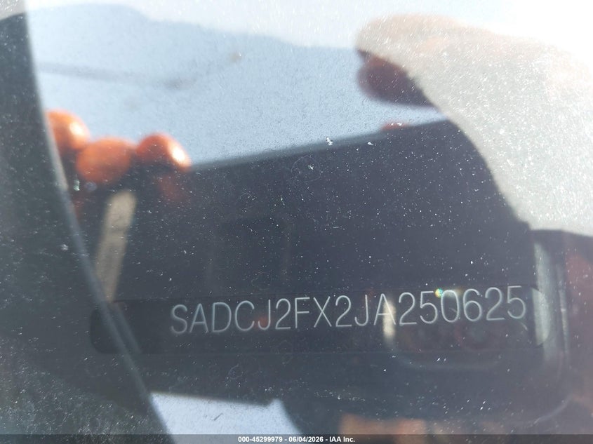 2018 Jaguar F-pace VIN SADCJ2FX2JA250625 IAAI salvage auction — FRONT END, Salvage Title, sold $3,150 on 2026-07-13 (photo 9)