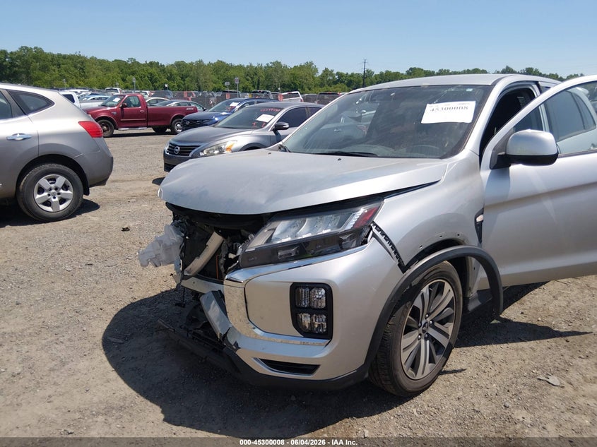 2023 Mitsubishi Outlander VIN JA4ARUAU5PU013620 IAAI salvage auction — FRONT END, Salvage - Greater Than 75% (Maryland), sold $3,150 on 2026-07-30 (photo 6)