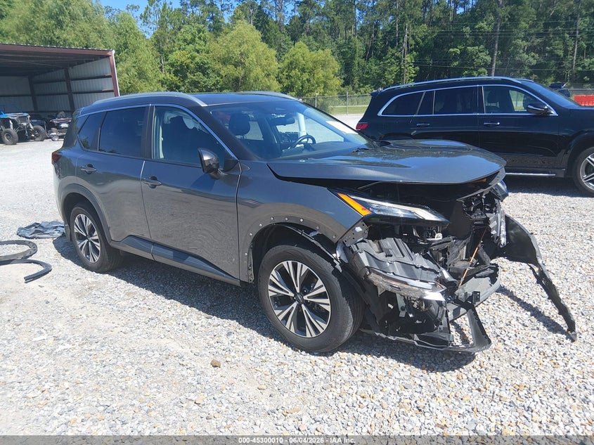 2022 Nissan Rogue VIN 5N1BT3BA7NC704978 IAAI salvage auction — ENGINE DAMAGE, Salvage (Mississippi), sold $3,750 on 2026-07-31 (photo 1)