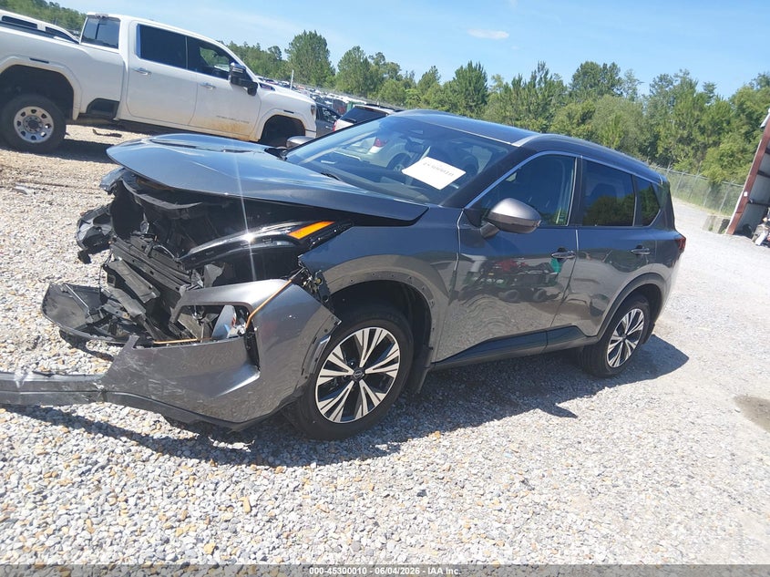 2022 Nissan Rogue VIN 5N1BT3BA7NC704978 IAAI salvage auction — ENGINE DAMAGE, Salvage (Mississippi), sold $3,750 on 2026-07-31 (photo 2)