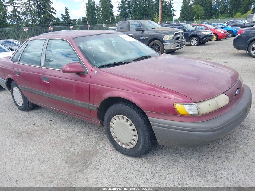 1992 Ford Taurus VIN 1FACP50U9NG277095 IAAI salvage auction — NORMAL WEAR, Clear (Washington), sold $250 on 2026-07-08 (photo 1)
