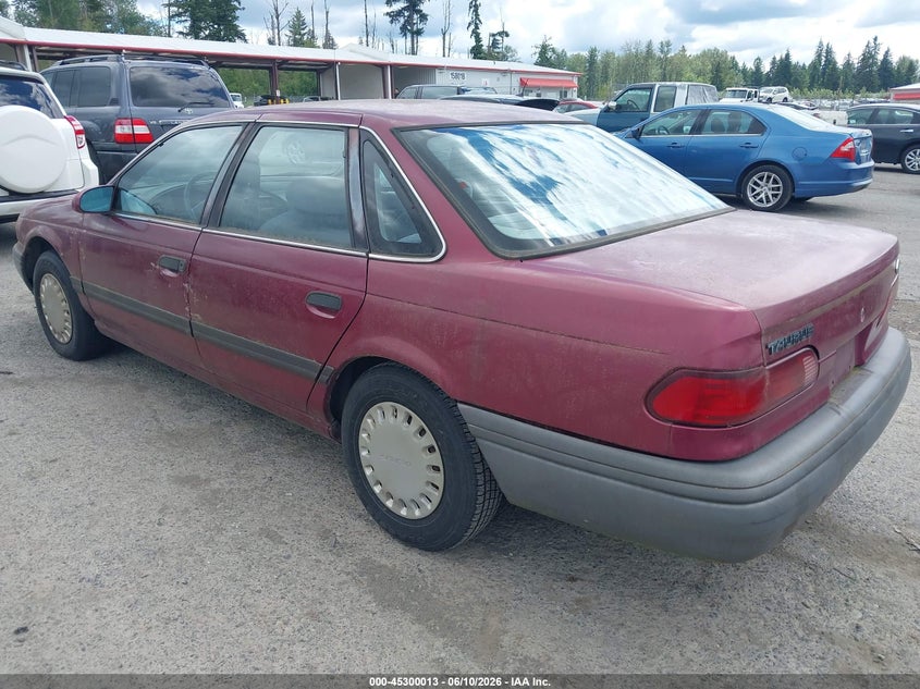 1992 Ford Taurus VIN 1FACP50U9NG277095 IAAI salvage auction — NORMAL WEAR, Clear (Washington), sold $250 on 2026-07-08 (photo 3)