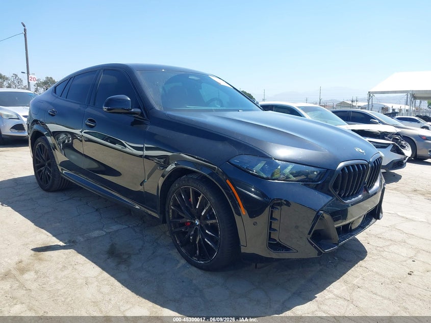 2025 BMW X6 VIN 5UX33EX01S9W32428 — IAAI salvage auction photo