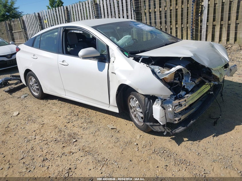 2019 Toyota Prius VIN JTDL9RFU3K3002974 IAAI salvage auction — NORMAL WEAR, Clear (Virginia), sold $2,150 on 2026-07-20 (photo 1)