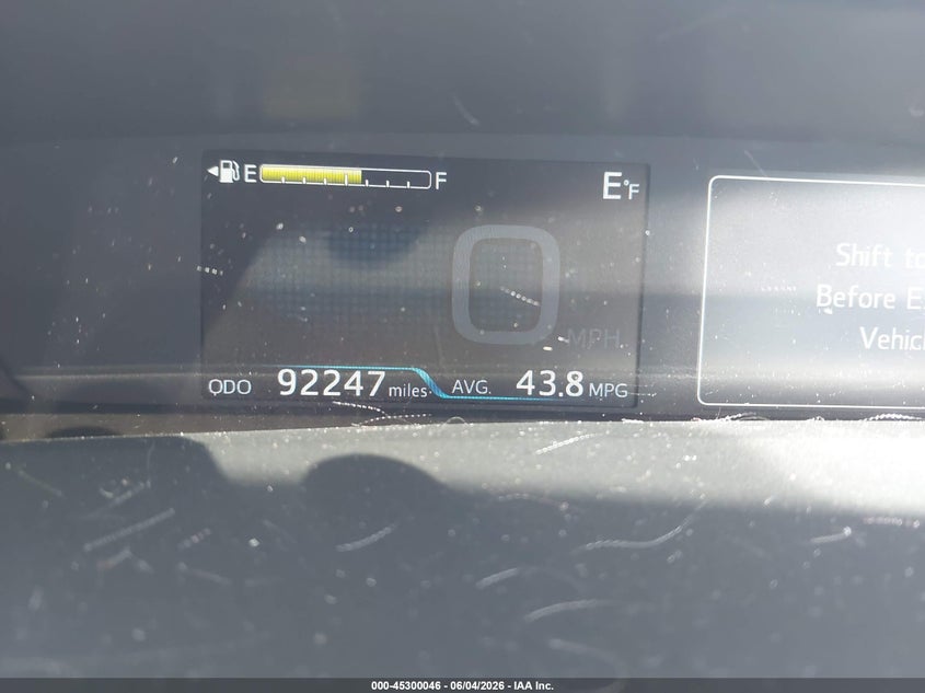 2019 Toyota Prius VIN JTDL9RFU3K3002974 IAAI salvage auction — NORMAL WEAR, Clear (Virginia), sold $2,150 on 2026-07-20 (photo 7)
