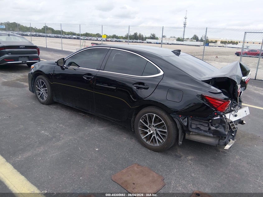 2018 Lexus ES VIN 58ABK1GGXJU111407 IAAI salvage auction — REAR END, Rebuildable (Florida), sold $7,350 on 2026-07-30 (photo 3)