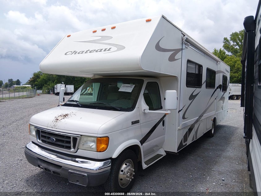 2006 Ford E-450 VIN 1FDXE45S86HB19258 IAAI salvage auction — ROOF, Salvage (Tennessee), sold $5,100 on 2026-07-06 (photo 2)