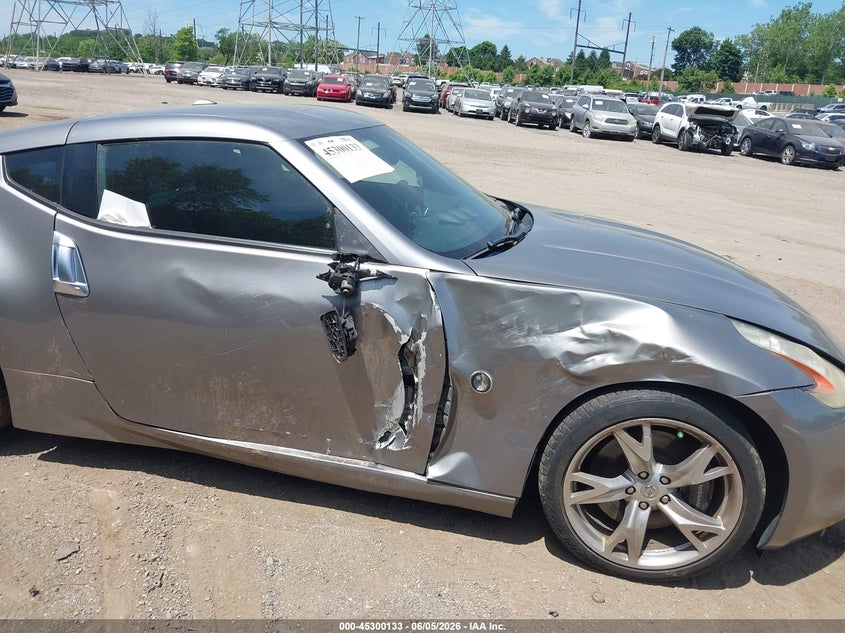 2009 Nissan 370z VIN JN1AZ44E49M400532 IAAI salvage auction — RIGHT SIDE, Salvage (Pennsylvania), sold $4,200 on 2026-07-10 (photo 6)