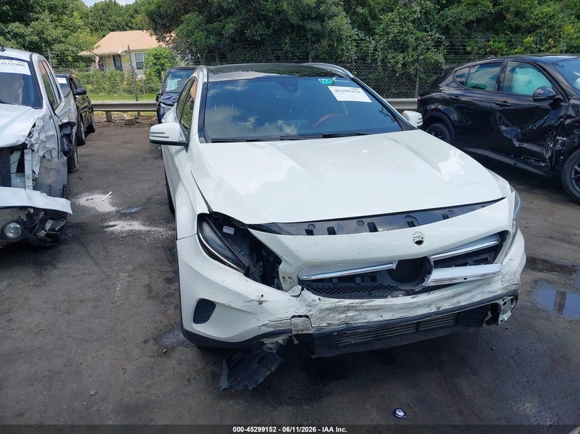 2016 Mercedes-benz Gla-klasse VIN WDCTG4GB8GJ252195 IAAI salvage auction — FRONT END, Salvage (North Carolina), sold $3,650 on 2026-07-30 (photo 6)