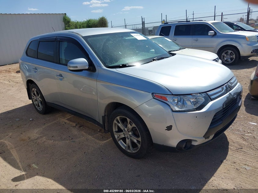 2014 Mitsubishi Outlander VIN JA4AZ3A39EZ008342 IAAI salvage auction — NORMAL WEAR, Clear-Dealer Only (Arizona), sold $1,250 on 2026-07-27 (photo 1)