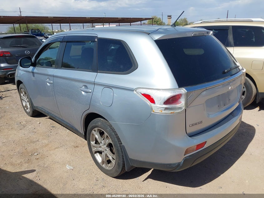 2014 Mitsubishi Outlander VIN JA4AZ3A39EZ008342 IAAI salvage auction — NORMAL WEAR, Clear-Dealer Only (Arizona), sold $1,250 on 2026-07-27 (photo 3)