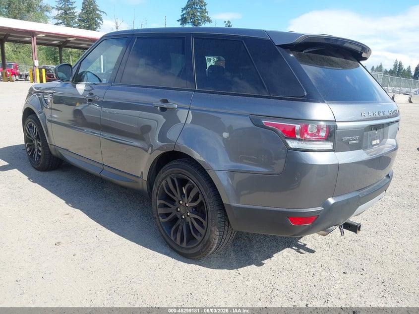 2014 Land rover Range rover sport VIN SALWR2WF2EA326917 IAAI salvage auction — NORMAL WEAR, Clear (Washington), sold $3,650 on 2026-07-22 (photo 3)