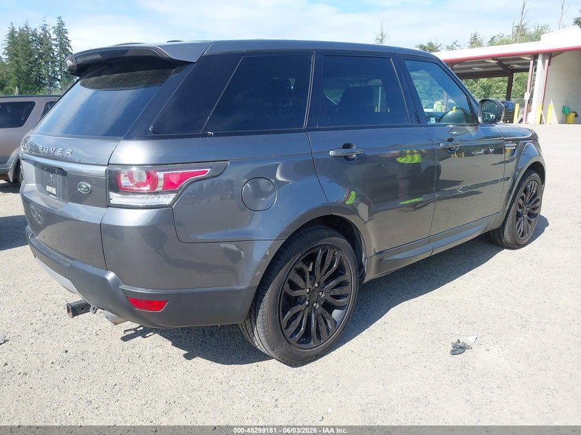 2014 Land rover Range rover sport VIN SALWR2WF2EA326917 IAAI salvage auction — NORMAL WEAR, Clear (Washington), sold $3,650 on 2026-07-22 (photo 4)