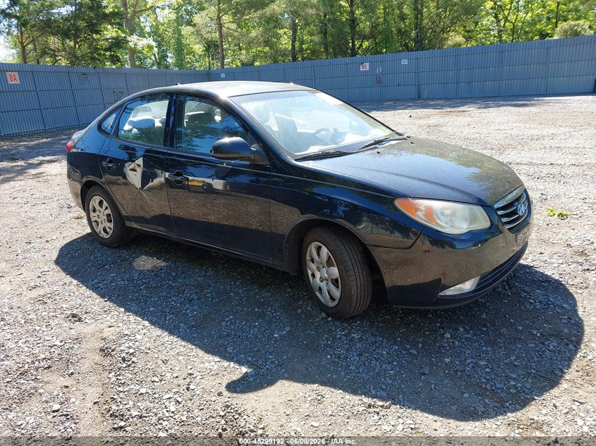 2010 Hyundai Elantra VIN KMHDU4AD2AU127739 IAAI salvage auction — LEFT & RIGHT, Clear (New Jersey), sold $350 on 2026-07-08 (photo 1)