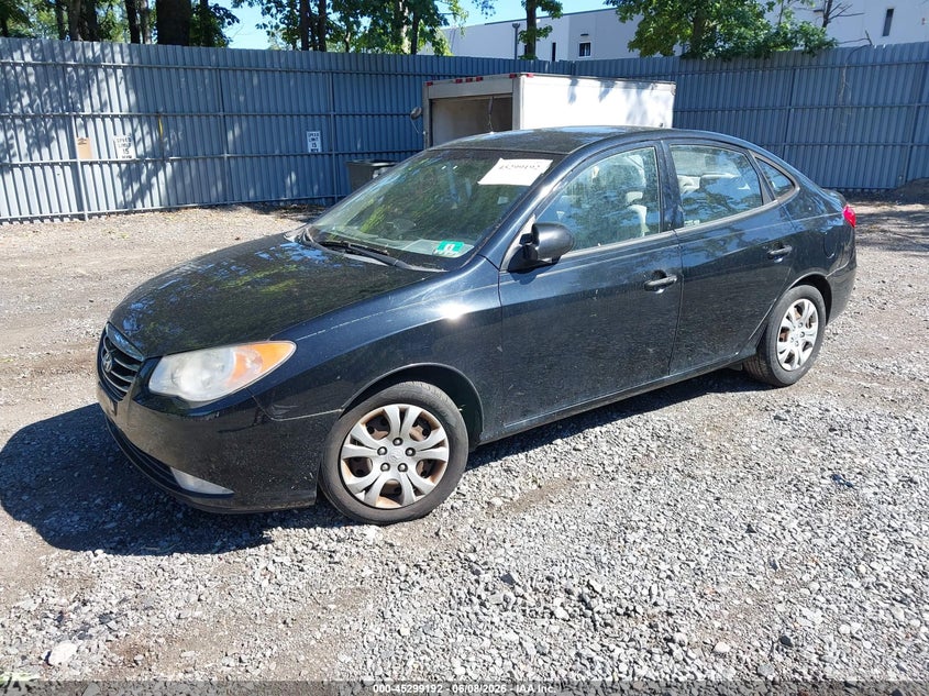 2010 Hyundai Elantra VIN KMHDU4AD2AU127739 IAAI salvage auction — LEFT & RIGHT, Clear (New Jersey), sold $350 on 2026-07-08 (photo 2)