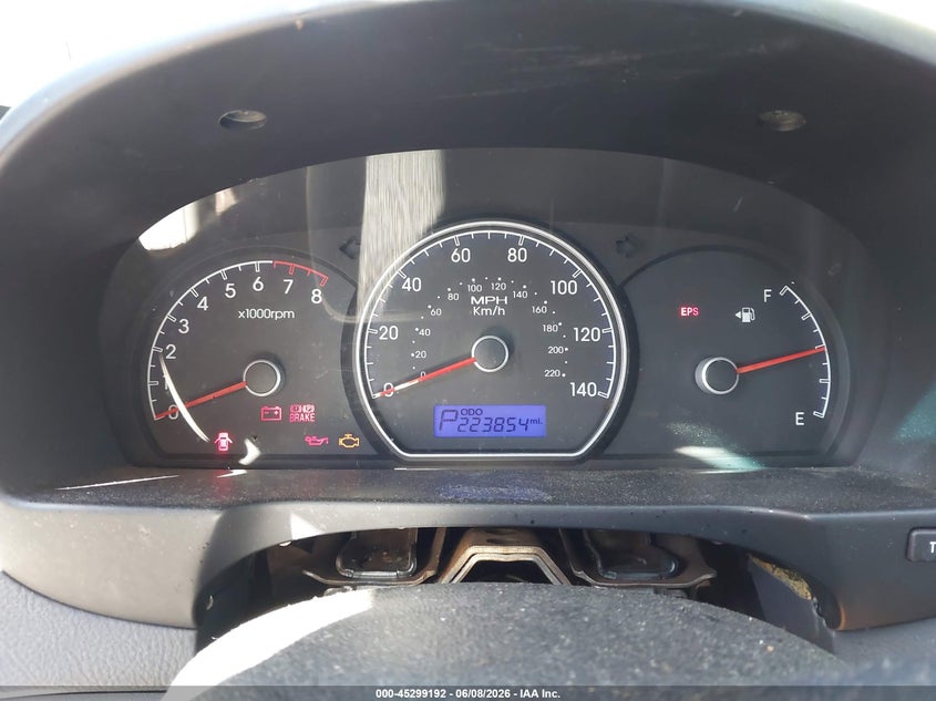 2010 Hyundai Elantra VIN KMHDU4AD2AU127739 IAAI salvage auction — LEFT & RIGHT, Clear (New Jersey), sold $350 on 2026-07-08 (photo 7)