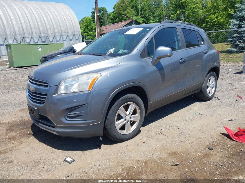 2015 Chevrolet Trax VIN KL7CJLSB0FB068836 IAAI salvage auction — NORMAL WEAR, Clear (Pennsylvania), sold $1,225 on 2026-07-16 (photo 2)