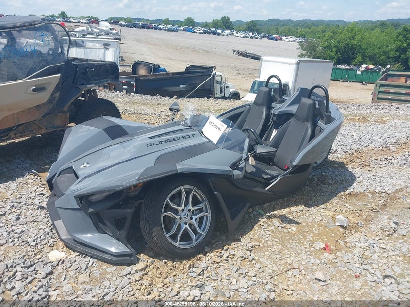 2023 Polaris Slingshot VIN 57XAAPHD5P8154515 IAAI salvage auction — LEFT FRONT, Salvage (Tennessee), sold $8,300 on 2026-07-15 (photo 2)