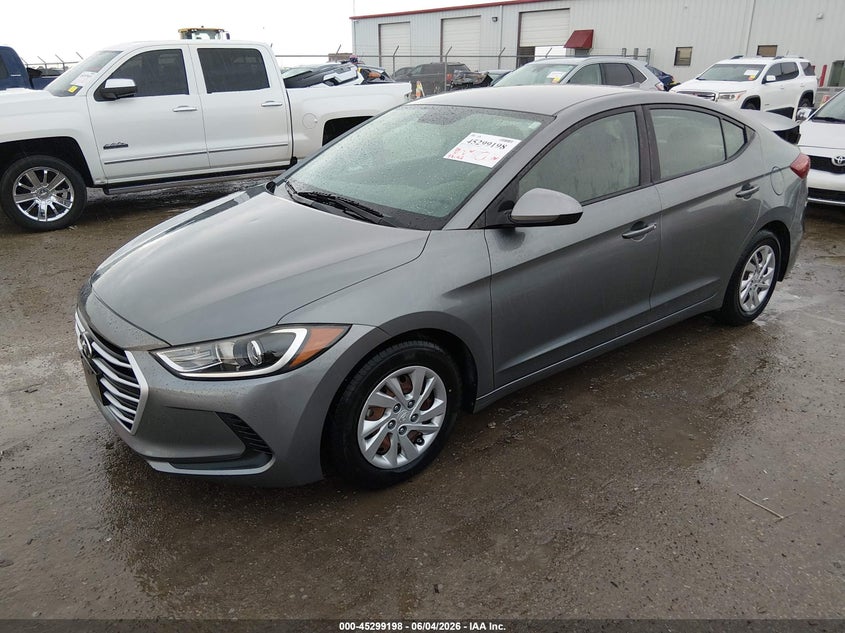 2017 Hyundai Elantra VIN KMHD74LF3HU400025 IAAI salvage auction — REAR END, Salvage Title, sold $1,950 on 2026-07-10 (photo 2)