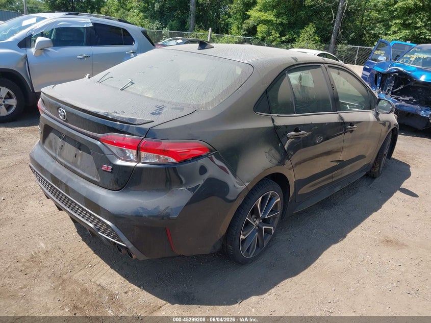 2021 Toyota Corolla VIN JTDS4MCE8MJ055078 IAAI salvage auction — LEFT FRONT, Salvage Title, sold $5,300 on 2026-07-15 (photo 4)