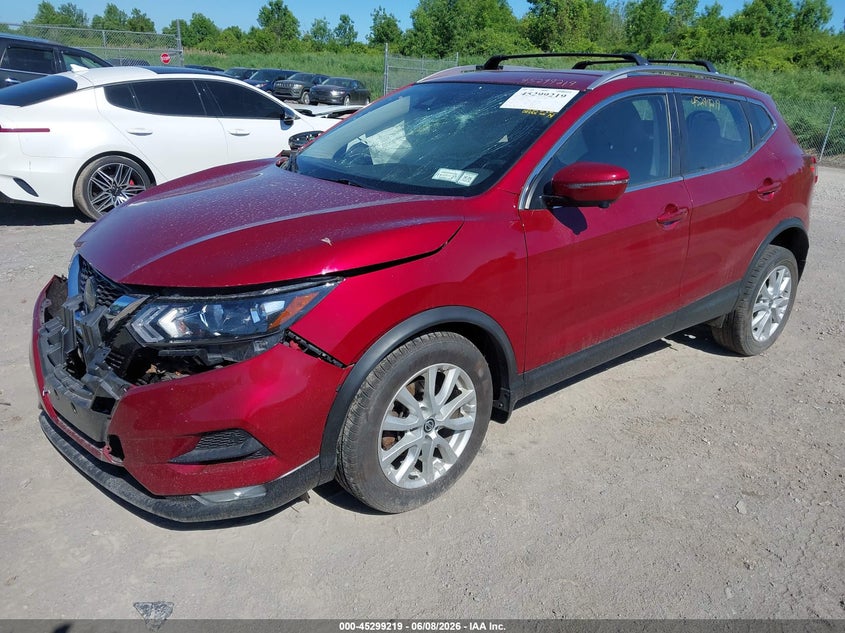 2020 Nissan Rogue VIN JN1BJ1CW0LW391084 IAAI salvage auction — FRONT END, Salvage Title, sold $2,050 on 2026-07-09 (photo 2)