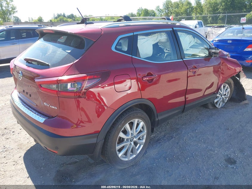 2020 Nissan Rogue VIN JN1BJ1CW0LW391084 IAAI salvage auction — FRONT END, Salvage Title, sold $2,050 on 2026-07-09 (photo 4)