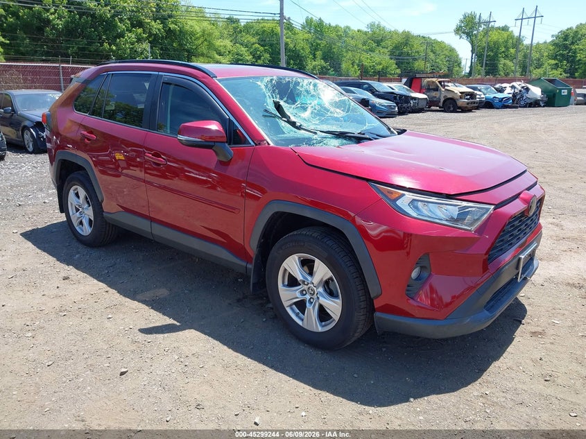 2019 Toyota Rav 4 VIN JTMP1RFV8KD014498 IAAI salvage auction — FRONT END, Salvage Title, sold $11,000 on 2026-07-15 (photo 1)