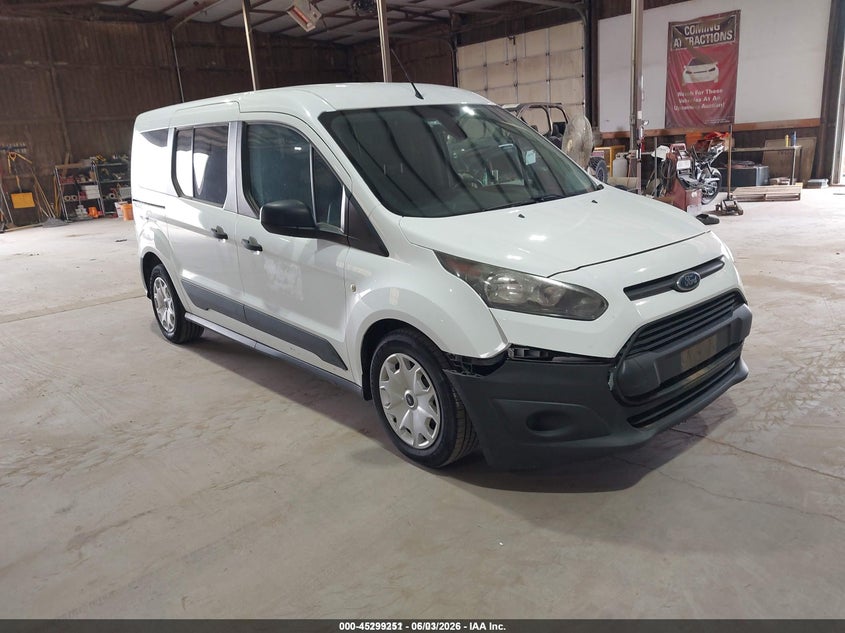 2017 Ford Transit connect VIN NM0GE9E70H1318651 IAAI salvage auction — FRONT END, Sf97 (Texas), sold $11,925 on 2026-07-07 (photo 1)