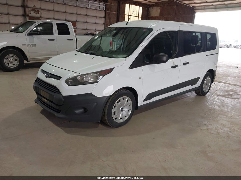 2017 Ford Transit connect VIN NM0GE9E70H1318651 IAAI salvage auction — FRONT END, Sf97 (Texas), sold $11,925 on 2026-07-07 (photo 2)