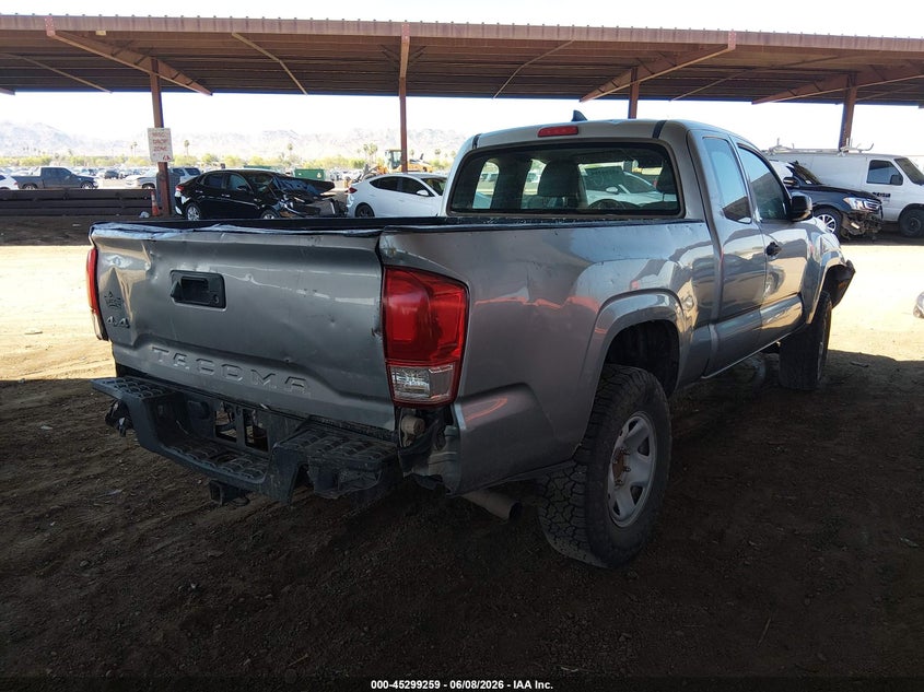 2017 Toyota Tacoma VIN 5TFSX5EN8HX048371 IAAI salvage auction — FRONT & REAR, Salvage Title, sold $5,700 on 2026-07-28 (photo 4)