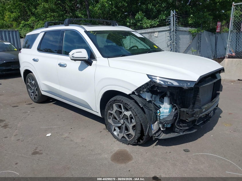 2022 Hyundai Palisade VIN KM8R7DHE5NU384136 IAAI salvage auction — FRONT END, Salvage Title, sold $8,300 on 2026-08-02 (photo 1)
