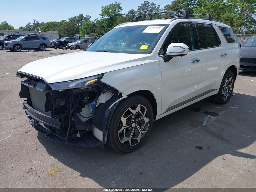2022 Hyundai Palisade VIN KM8R7DHE5NU384136 IAAI salvage auction — FRONT END, Salvage Title, sold $8,300 on 2026-08-02 (photo 2)