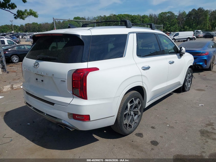 2022 Hyundai Palisade VIN KM8R7DHE5NU384136 IAAI salvage auction — FRONT END, Salvage Title, sold $8,300 on 2026-08-02 (photo 4)