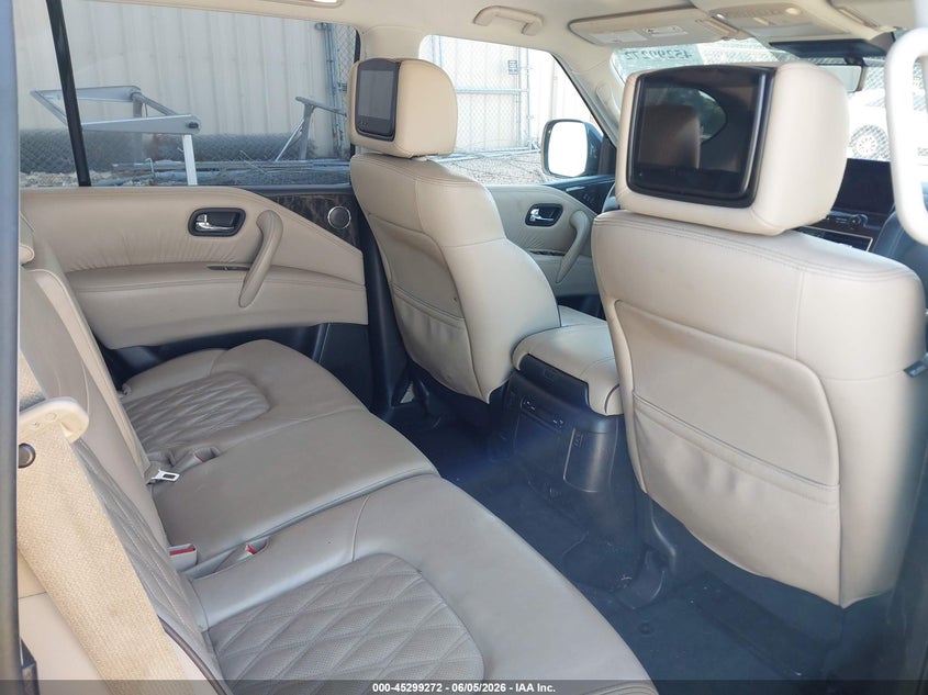 2022 Nissan Armada VIN JN8AY2CD9N9677594 IAAI salvage auction — FRONT END, Salvage Title, sold $18,500 on 2026-07-08 (photo 8)