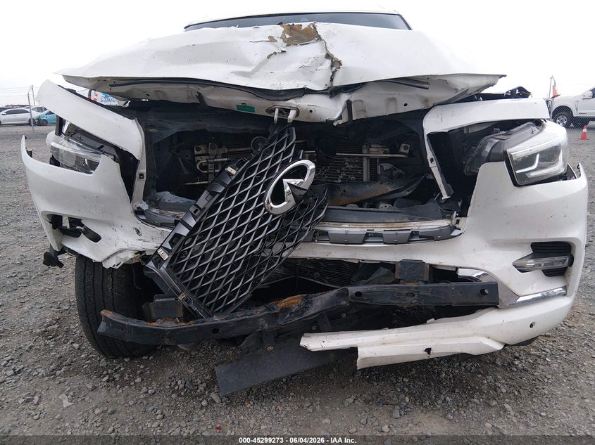 2019 Infiniti Qx80 VIN JN8AZ2NF5K9689460 IAAI salvage auction — FRONT END, Salvage Title, sold $2,750 on 2026-07-29 (photo 6)