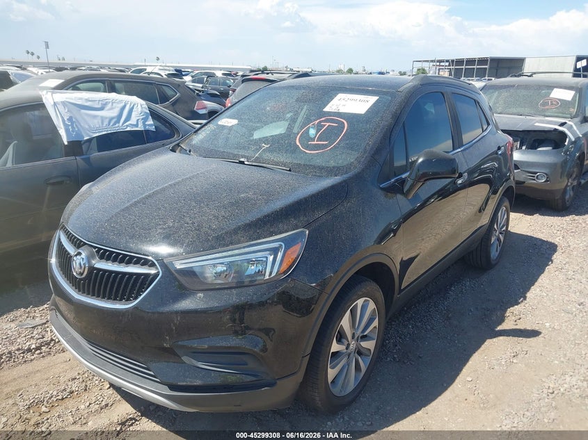 2021 Buick Encore VIN KL4CJESM0MB361935 IAAI salvage auction — NORMAL WEAR, Salvage Title, sold $25 on 2026-07-21 (photo 2)