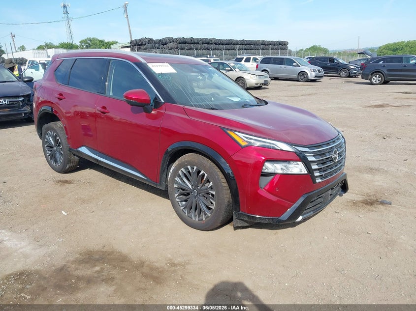 2026 Nissan Rogue VIN JN8BT3DD3TW477039 IAAI salvage auction — LEFT SIDE, Salvage Title, sold $10,100 on 2026-07-10 (photo 1)