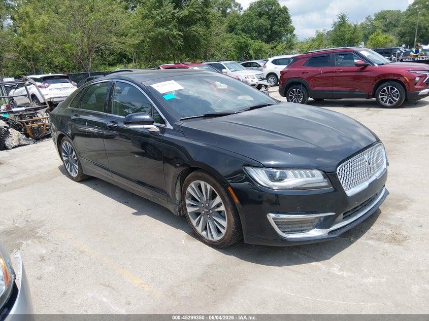 2020 Lincoln Mkz VIN 3LN6L5E90LR609501 IAAI salvage auction — LEFT FRONT, Salvage Title, sold $3,350 on 2026-07-05 (photo 1)