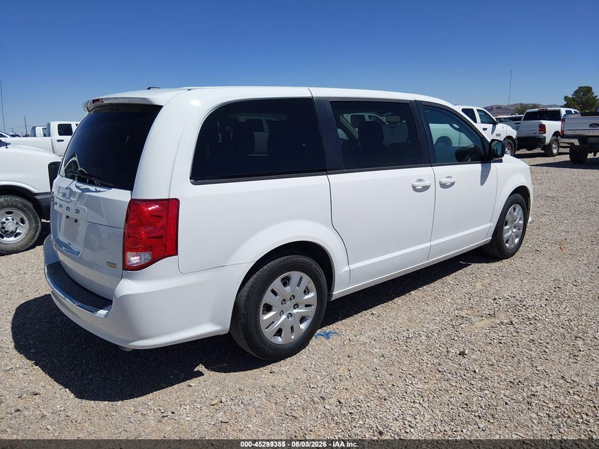 2018 Dodge Caravan VIN 2C4RDGBG6JR312992 IAAI salvage auction — REAR END, Sf97 (Texas), sold $14,300 on 2026-08-05 (photo 4)