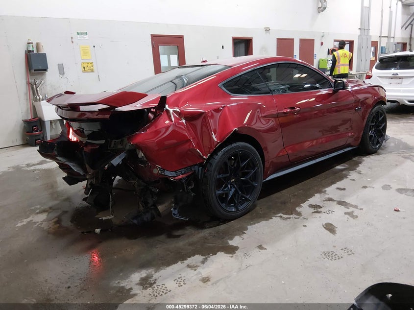 2019 Ford Mustang VIN 1FA6P8CF6K5138190 IAAI salvage auction — FRONT & REAR, Salvage (Idaho), sold $9,775 on 2026-08-21 (photo 4)