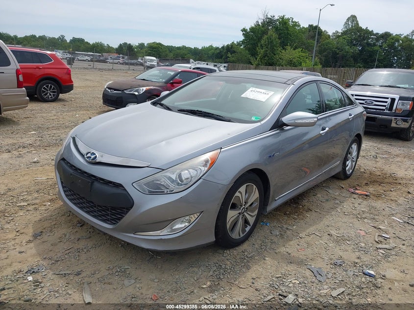 2015 Hyundai Sonata hybrid VIN KMHEC4A47FA136078 IAAI salvage auction — TRANSMISSION, Clear (Virginia), sold $25 on 2026-07-27 (photo 2)