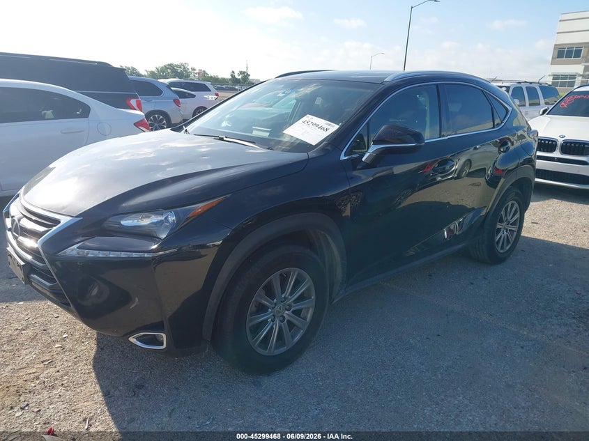 2017 Lexus Nx VIN JTJYARBZ3H2056902 IAAI salvage auction — HAIL, Original (Texas), sold $6,050 on 2026-07-28 (photo 2)