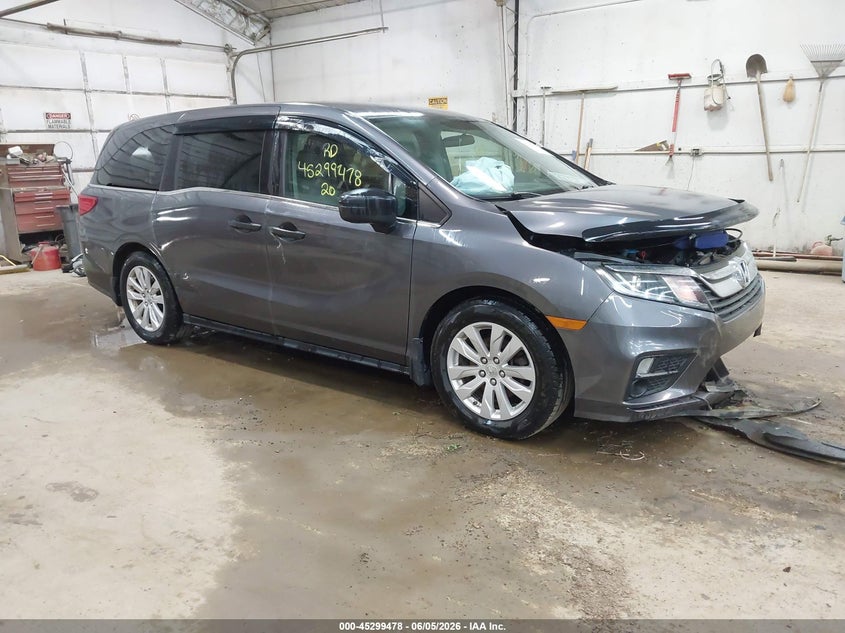 2020 Honda Odyssey VIN 5FNRL6H25LB013078 IAAI salvage auction — FRONT END, Salvage Title, sold $4,700 on 2026-07-09 (photo 1)