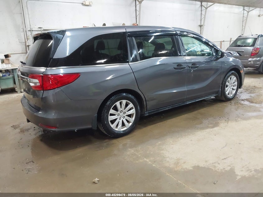 2020 Honda Odyssey VIN 5FNRL6H25LB013078 IAAI salvage auction — FRONT END, Salvage Title, sold $4,700 on 2026-07-09 (photo 4)