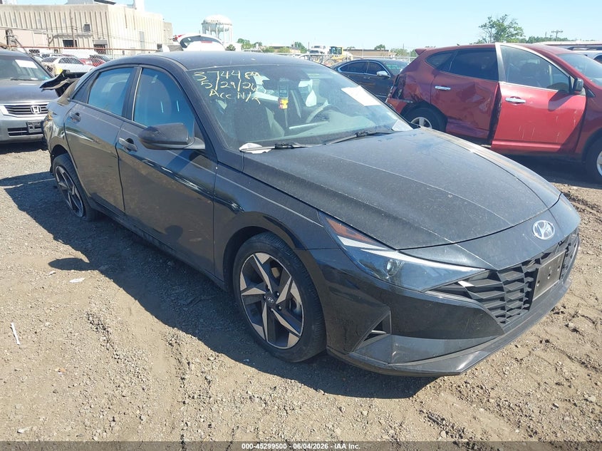 2023 Hyundai Elantra VIN KMHLS4AG8PU403409 IAAI salvage auction — FRONT END, Salvage Title, sold $4,350 on 2026-07-29 (photo 1)